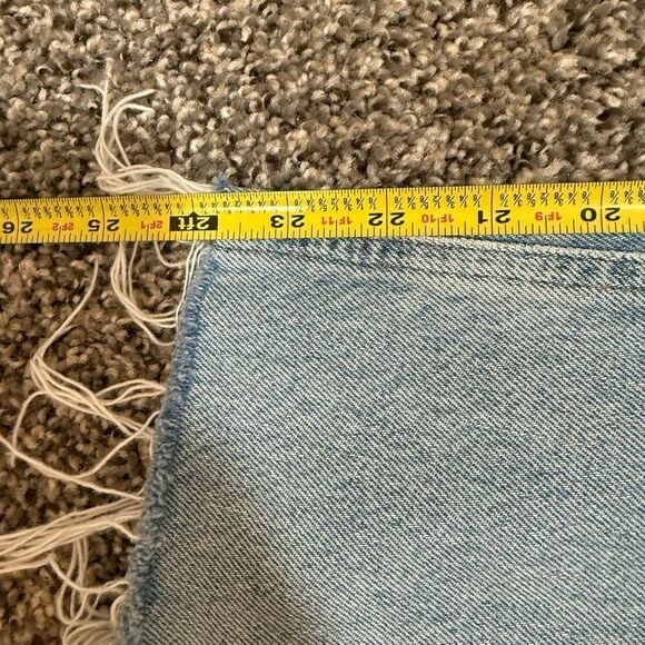 Agolde Mom Dad Jeans Light Wash Distressed High Waisted Straight 27” - Picture 12 of 12